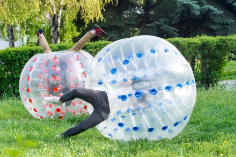 Бампербол - футбол в зорбах