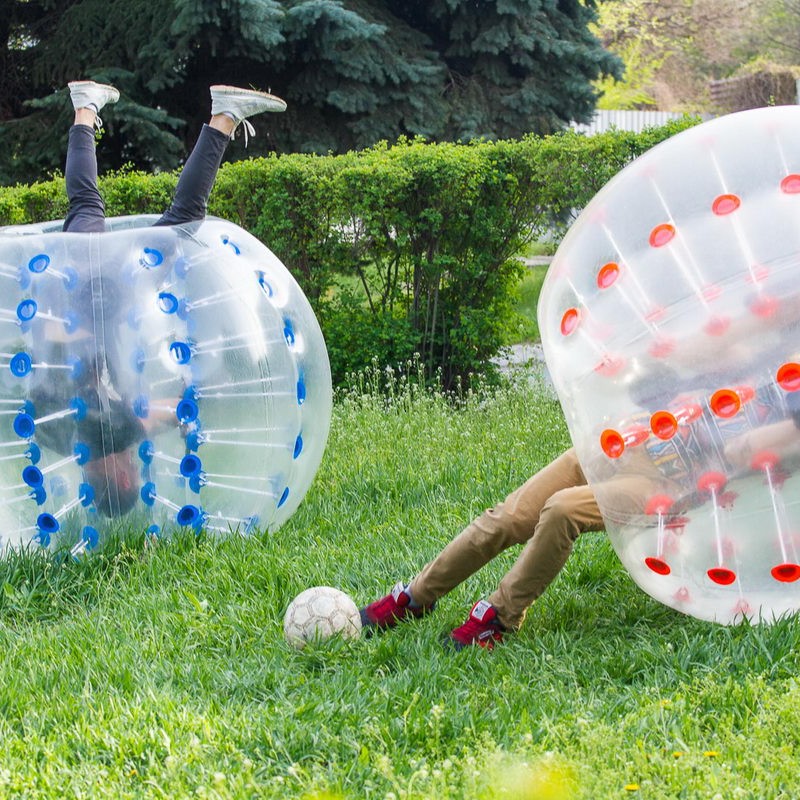 Бампербол - футбол в зорбах