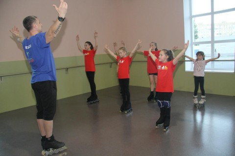 Катание на роликах 