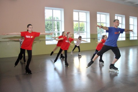 Катание на роликах 