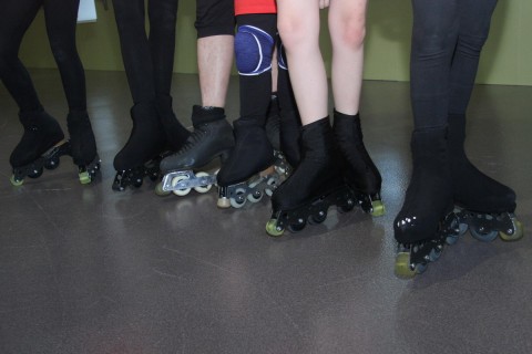 Катание на роликах 